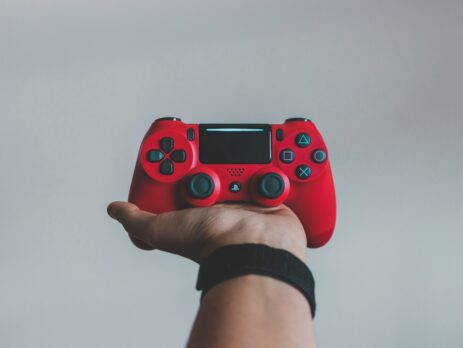 red Sony PS DualShock 4